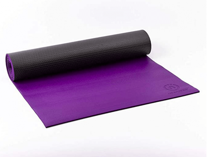 Natural Fitness Premium Warrior Yoga Mat Made from Polymer Environmental Resin with No Harmful Phthalates or Heavy Metals