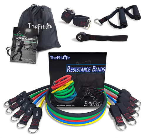 TheFitLife Exercise Resistance Bands with Handles 2