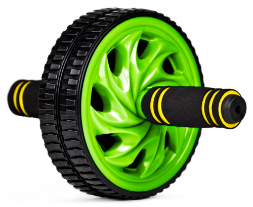 Crown Sporting Goods Ab Wheel with Dual Non-Skid Wheels