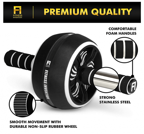 Fitness Invention Ab Roller Wheel specs