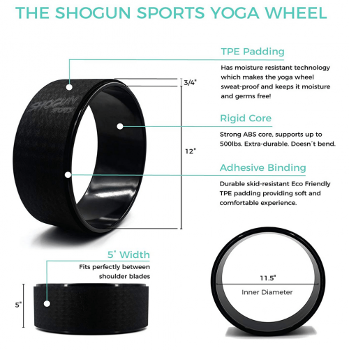 Shogun Sports Yoga Wheel specs