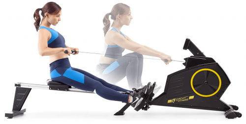 Circuit Fitness Deluxe Foldable Magnetic Rowing Machine detail