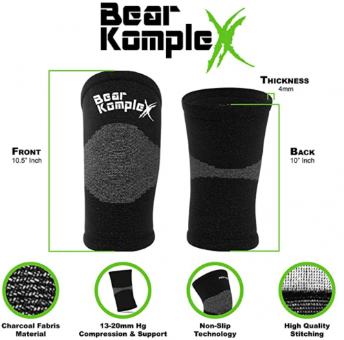 Bear KompleX Compression LITE Neoprene Knee Sleeves