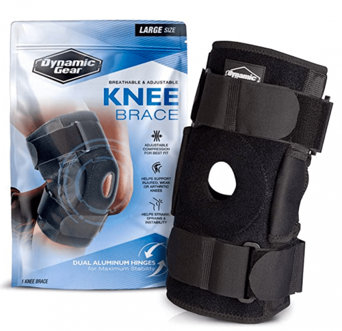 Dynamic Gear Open Patella Knee Brace