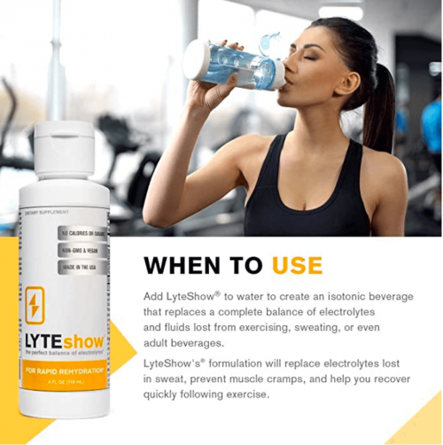 LyteShow Electrolyte Concentrate for Rapid Rehydration