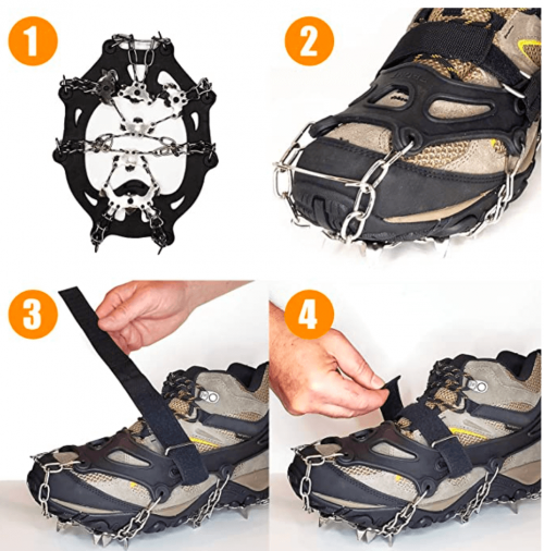 Outdoor 360 Ice Cleats for Shoes and Hiking Boots