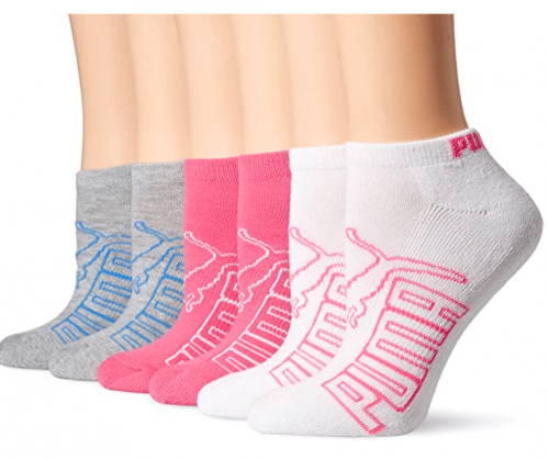 PUMA Women's 6 Pack Runner Socks