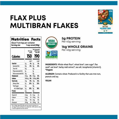 Nature's Path Flax Plus Multibran Flakes Cereal