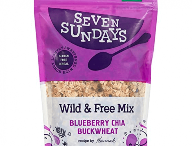 Seven Sundays Wild & Free Blueberry Chia Buckwheat Muesli Cereal