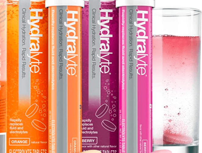 Hydralyte - Effervescent Electrolyte Tablets for On-The-Go Clinical Hydration