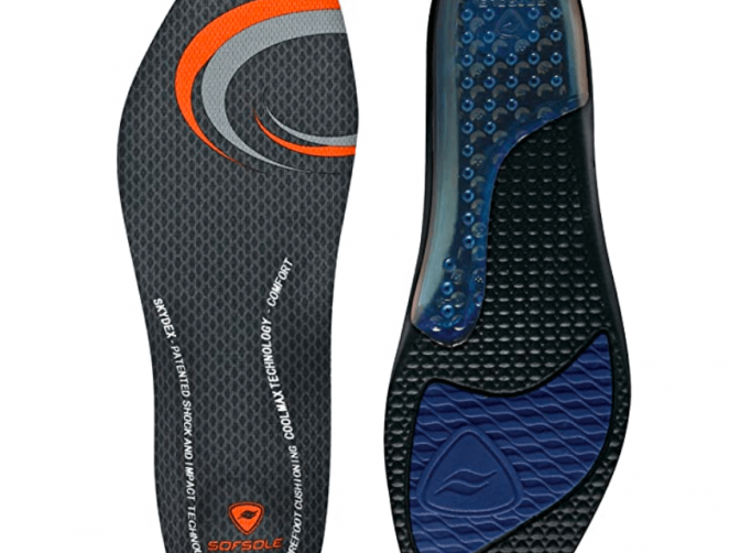 Sof Sole Insoles Men's AIRR Performance Full-Length Gel Shoe Insert