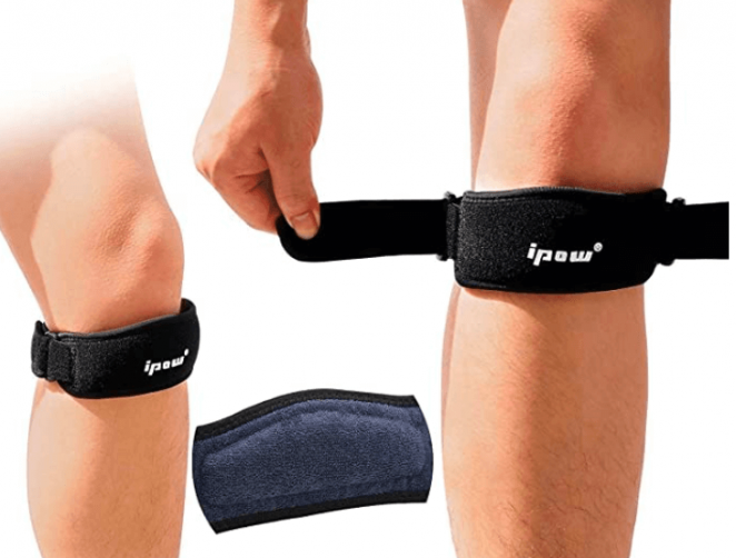 POW 2 Pack Thickened Pad & Wide Patella Knee Strap