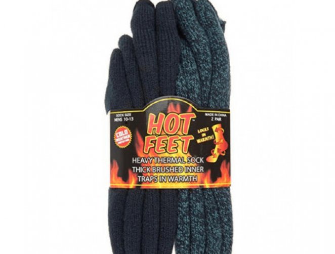 Hot Feet foot warmer socks