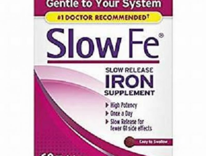 Slow Fe iron supplements