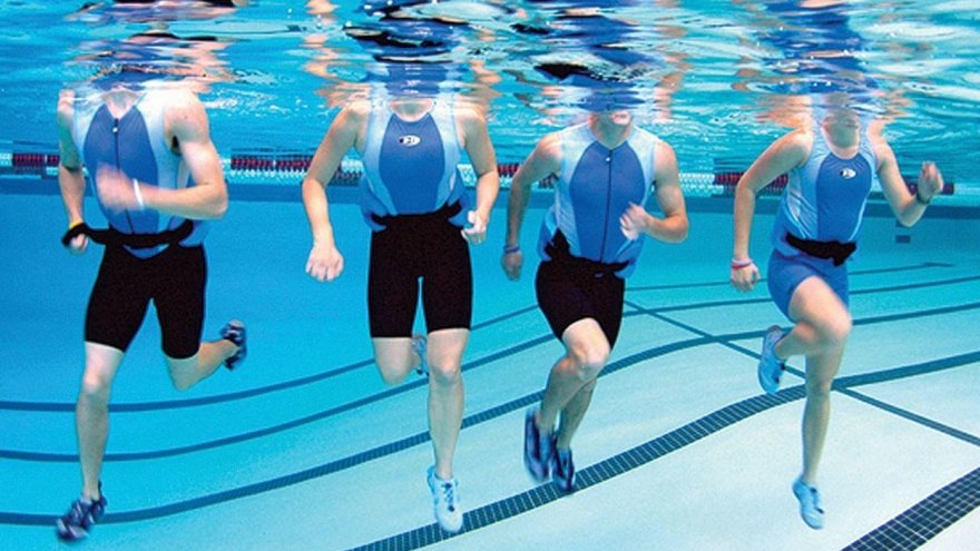 For a safe alternative to land running, try pool running!