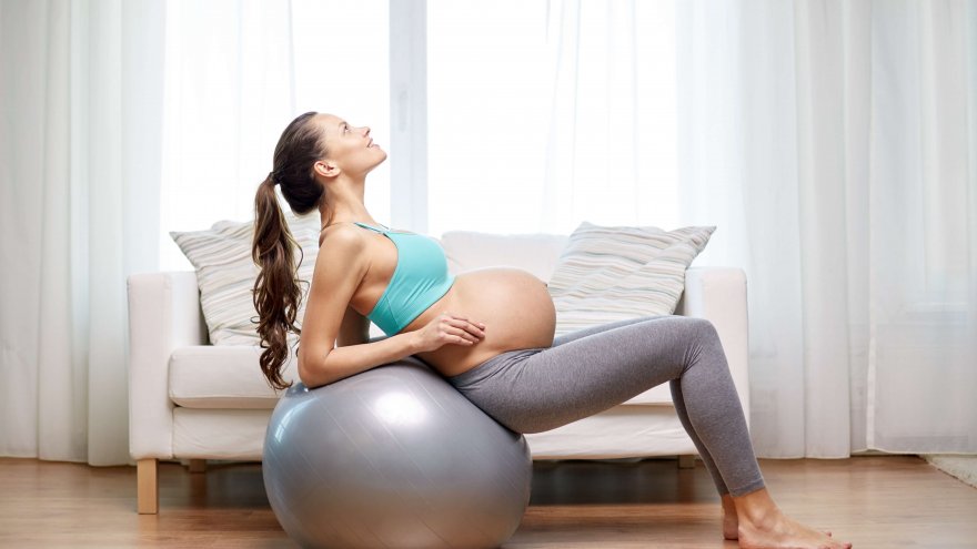 Core exercises when pregnant can be done, just not typical crunches on your back.