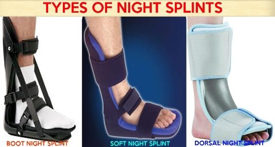 Types of night splints