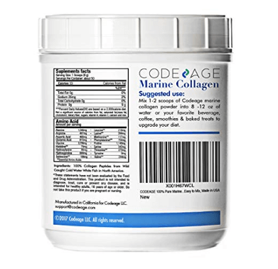 Codeage Marine Collagen Powder ingredients