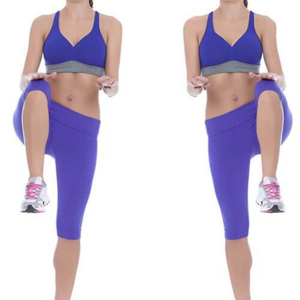 High Knees running in place exercise