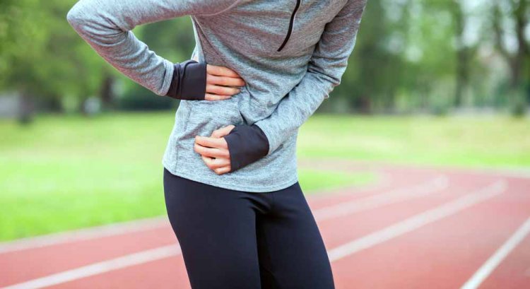 should you run through a side stitch