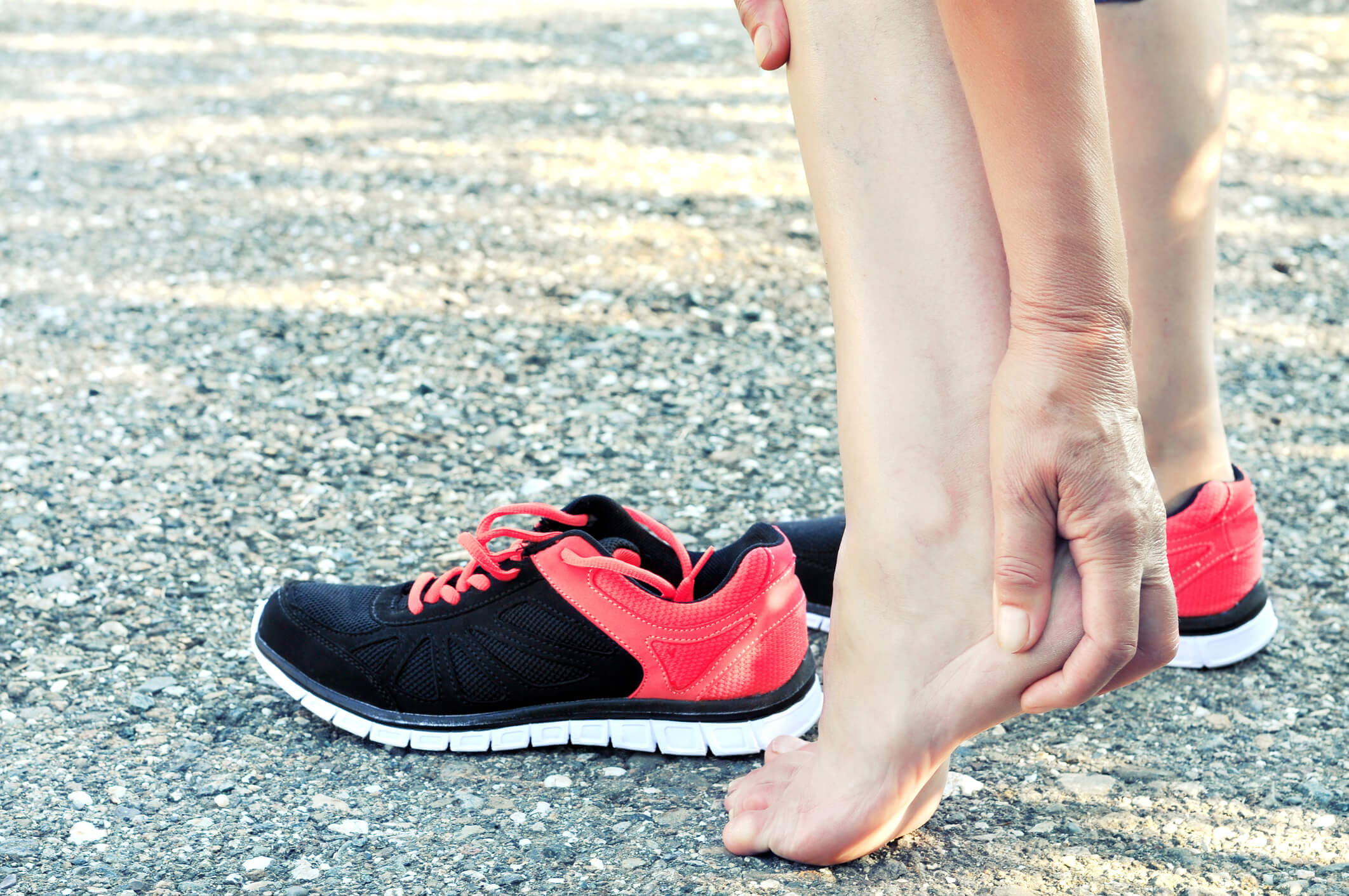 running with heel pain