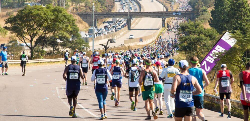 Comrades marathon, South Africa, 2019