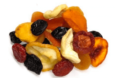 mixed dried fruit for runners