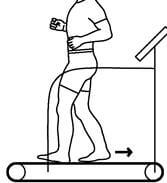 walking-backward on a treadmill