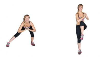 Lateral Lunge with Bonus Knee Drive
