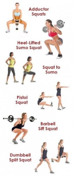 types of squats